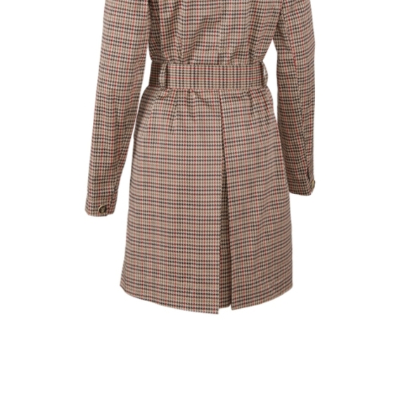 CAbi Houndstooth Trench Coat - Black and Brown - Picture 3 of 3